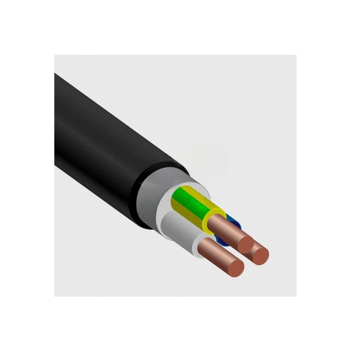 Кабель силовой ВВГ-нг (А)-LS 3х4 (100м) Кабель силовой ВВГ-нг (А)-LS 3х4 (100м)