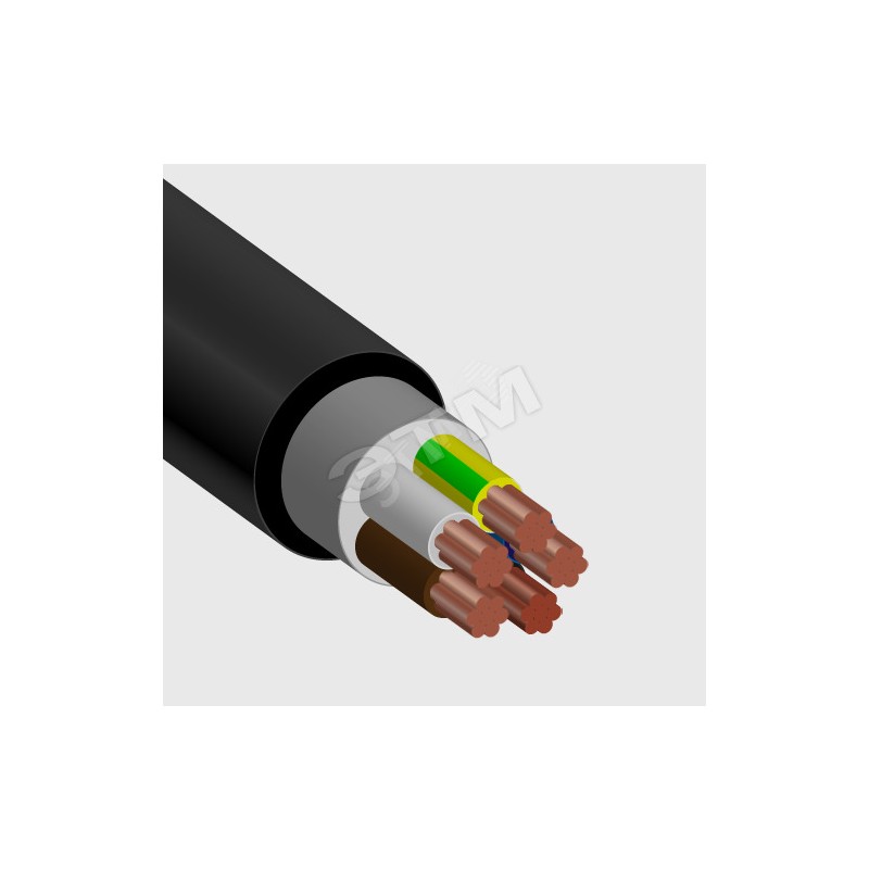 Кабель силовой ВВГнг(А)-LSLTx 5x35 мк(N, PE)-0.66