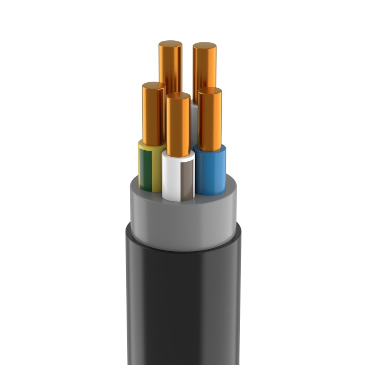 Кабель силовой ВВГнг(А)-LS 5х2,5 ок(N,PE)-0,66(100м) Кабель силовой ВВГнг(А)-LS 5х2,5 ок(N,PE)-0,66(100м)