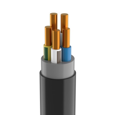Кабель силовой ППГнг(А)-HF 5х1,5 ок(N,PE)-0,66(100м)