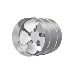 Вентилятор осевой канальный металлический D200