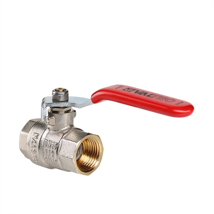 Кран шаровой 1/2' ВВ длинная ручка BASE в индивидуальной упаковке