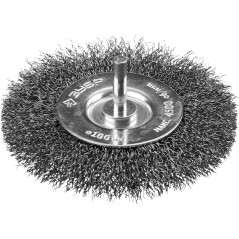 Щетка дисковая для дрели, витая стальная проволока 0,3мм, 100мм ''Профессионал''.