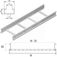 Кабельный лоток лестничного типа