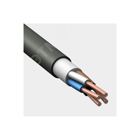 Кабель силовой ВВГнг(А)-LSLTx 4х2.5 (N)-0.660 однопроволочный
