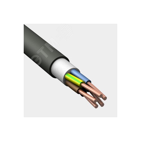 Кабель силовой ВВГнг(А)-LSLTx 5х1.5 (N. PE) -0.660 однопроволочный