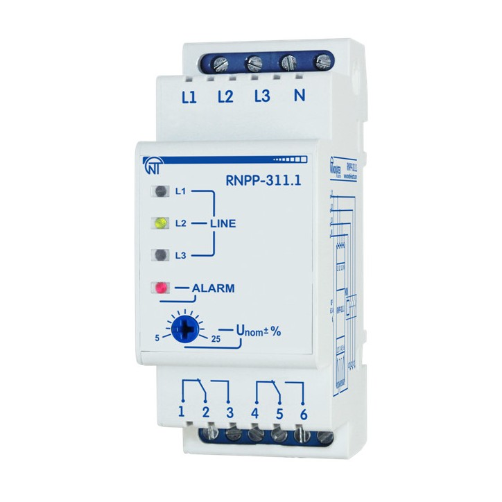 Реле напряжения трехфазное РНПП-311.1