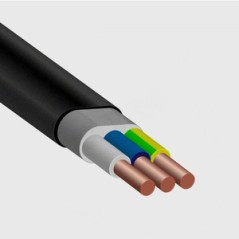 Кабель силовой ВВГнг(А)-LS 3х1.5-0.660 плоский однопроволочный