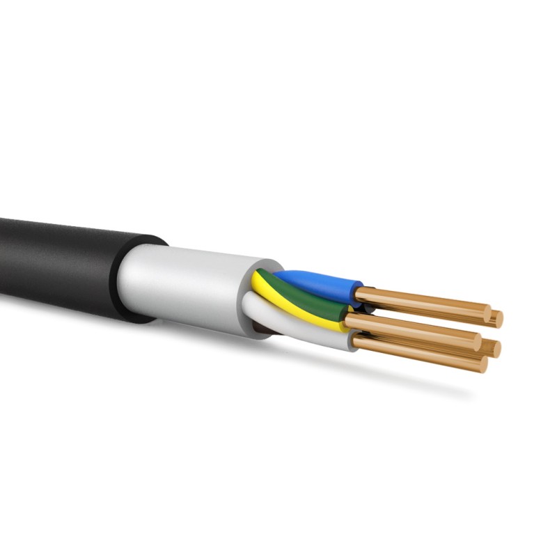 Кабель силовой ППГнг(А)-HF 5х4 (N.PE)-0.660 однопроволочный