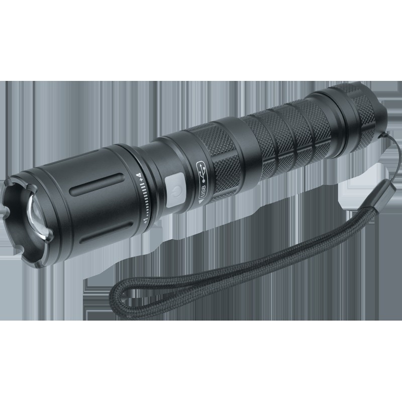 Фонарь светодиодный NPT-P01-18650 CREE XM-L U3 LED 10Вт аккумуляторный металл