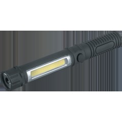 Фонарь светодиодный NPT-W05-3AAA 1Вт LED+1Вт COB LED пластик