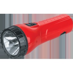 Фонарь светодиодный NPT-CP20-ACCU 0.5Вт LED аккумуляторный с вилкой для зарядки пластик
