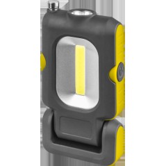 Фонарь светодиодный NPT-W07-ACCU 1Вт LED+3Вт COB LED аккумуляторный пластик
