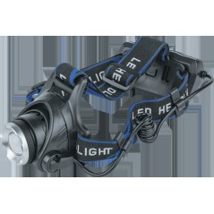 Фонарь светодиодный NPT-H15-ACCU 5Вт CREE XP-E LED аккумуляторный налобный пластик