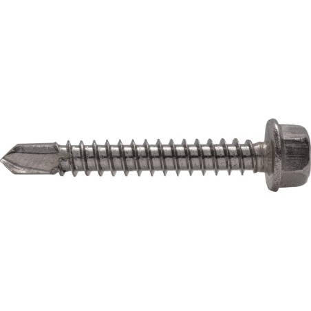Саморез с шестигранной головкой с буром DIN 7504K 4,2x13 A2
