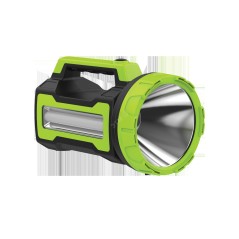 Фонарь-прожектор светодиодный аккумуляторный , LED 10вт+4вт, з/у 220/12в, usb выход