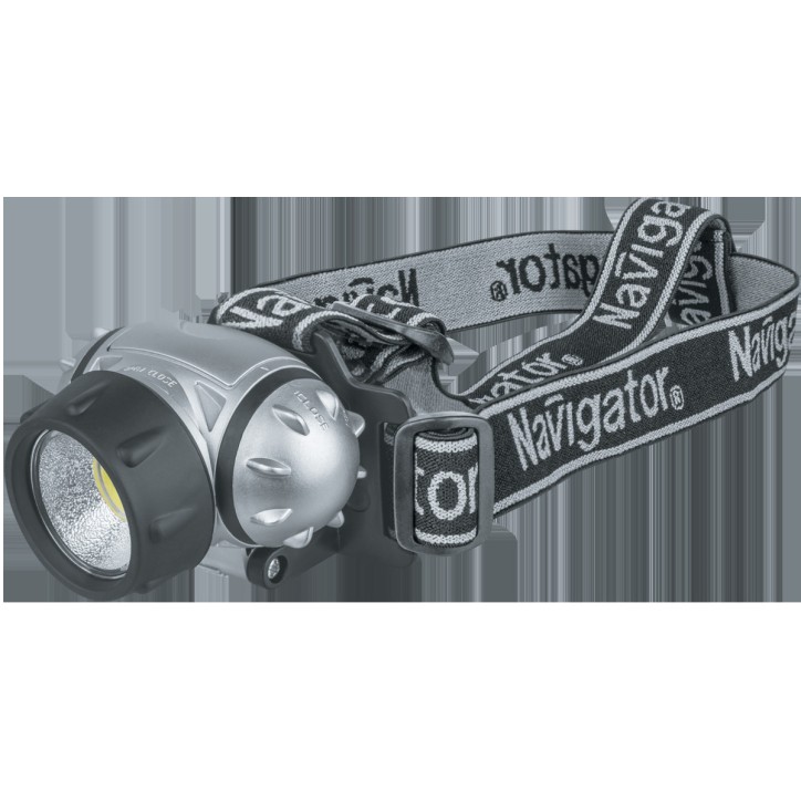 Фонарь светодиодный NPT-H14-3AAA 1Вт COB LED 110лм 20м налобный пластик Фонарь светодиодный NPT-H14-3AAA 1Вт COB LED 110лм 20м налобный пластик