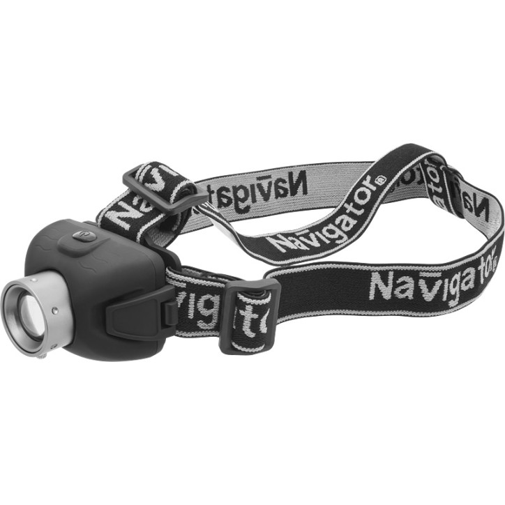 Фонарь Navigator 94 913 NPT-H06-3AAA налоб. CREE 1LEDx5Вт 3 реж. фокус