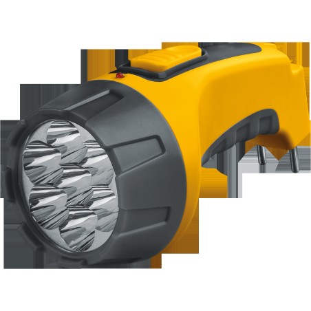 Фонарь светодиодный NPT-CP04-ACCU 7LED аккумуляторный с вилкой для зарядки пластик