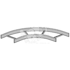 Элемент угловой KS90-150 R-300