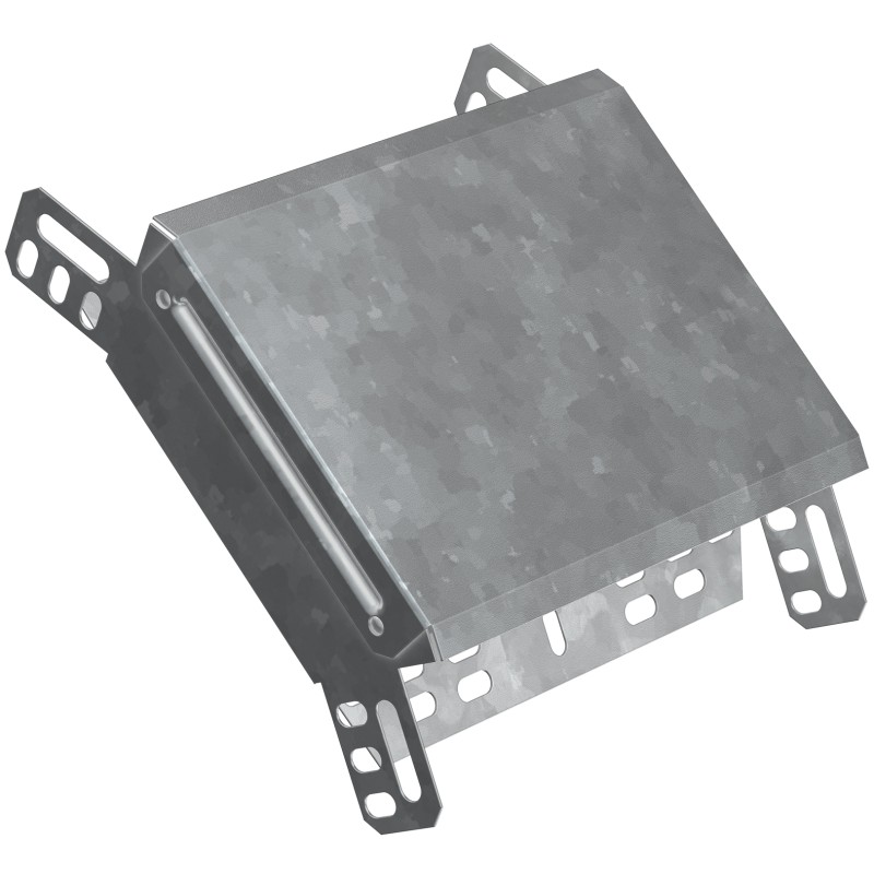 Поворот на 45град. вертикальный внешний 80х150 горячеоцинкованный