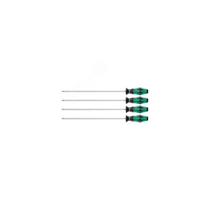 Набор отверток с фиксацией крепежа 4 предмета. 367/4 TORX HF Kraftform Plus