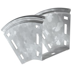 Поворот плавн. 45град тип В20 ESCA 100х300мм HDZ