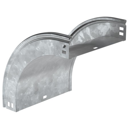 Поворот плавн. 90град тип В20 ESCA 80х200мм HDZ