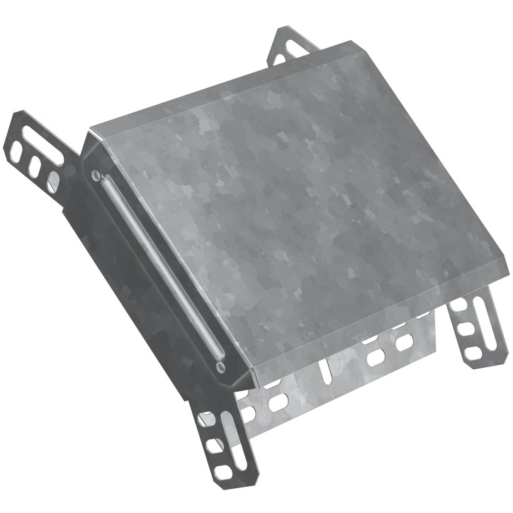 Поворот на 45град. вертикальный внешний 50х500 горячеоцинкованный Поворот на 45град. вертикальный внешний 50х500 горячеоцинкованный