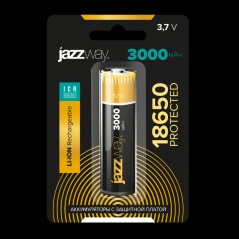 Акк. JAZZway 18650 3000 мАч с защитой BL-1