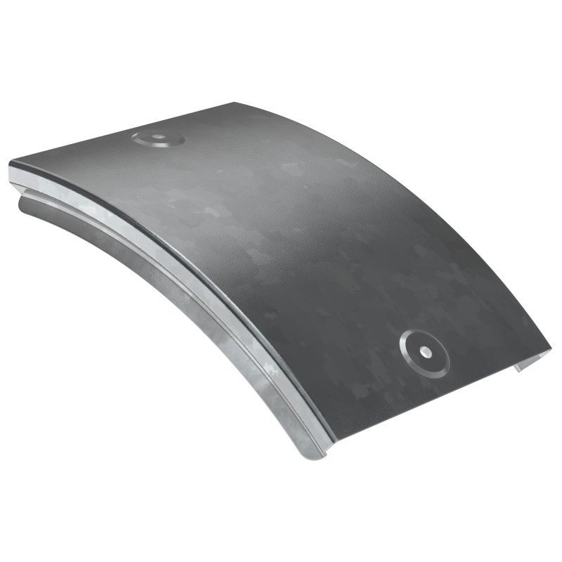 Крышка поворота плавн. 45град тип В20 ESCA 80мм HDZ