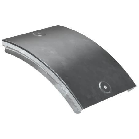 Крышка поворота плавн. 45град тип В20 ESCA 80мм HDZ