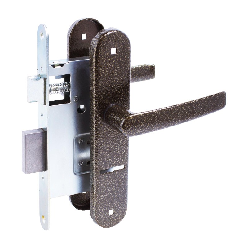 Замок врезной Птимаш ЗВ9-408 бронза с/руч