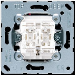 Кнопка без фиксации 2-клавишная (2 НО контакта). Механизм. 10A 250V