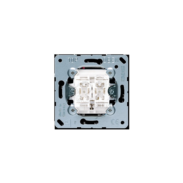 Кнопка без фиксации 2-клавишная (2 НО контакта). Механизм. 10A 250V