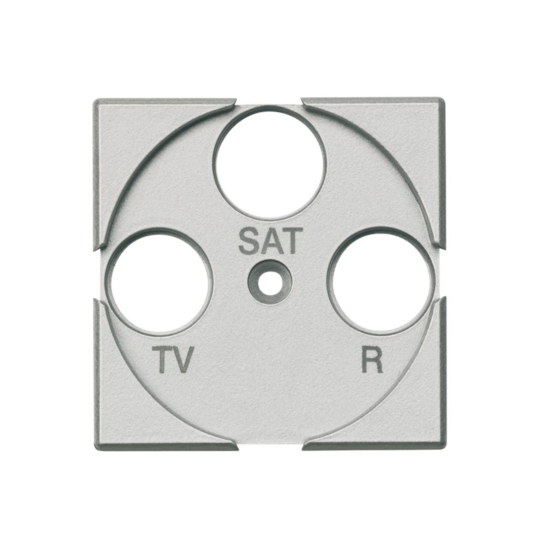 Axolute Лицевая панель для розеток TV + FM + SAT алюминий