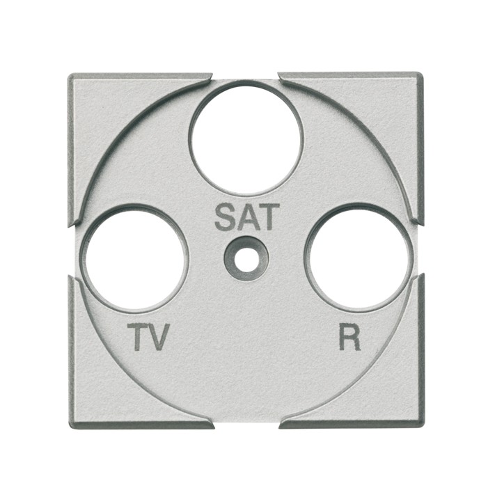 Axolute Лицевая панель для розеток TV + FM + SAT алюминий