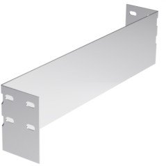 Редукция-заглушка 200x200мм цинк-ламельная