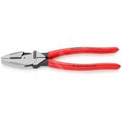 Плоскогубцы электромонтера Linemans Pliers резка - проволока средней твердости 46мм твердая проволока 3мм L-240мм черные обливны