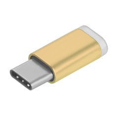 Переходник USB Type C М на Micro USB 2.0 F, золотистый, GCR-UC3U2MF-G