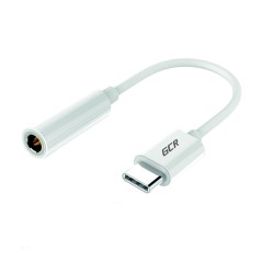 Переходник USB Type C на Jack 3.5 мм, белый, GCR-52331