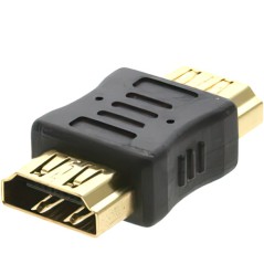 Переходник HDMI F на HDMI F, черный