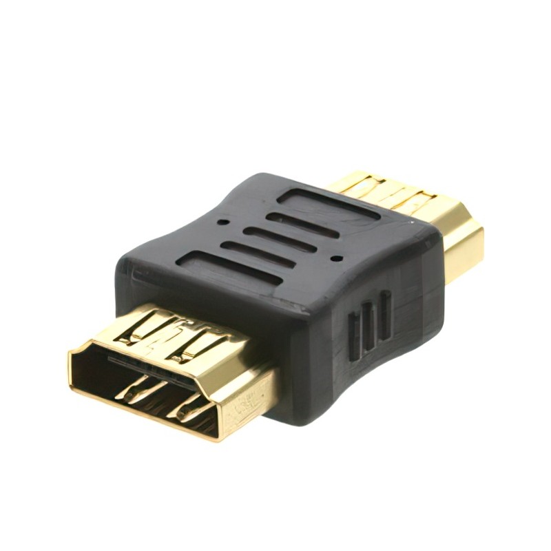 Переходник HDMI F на HDMI F, черный