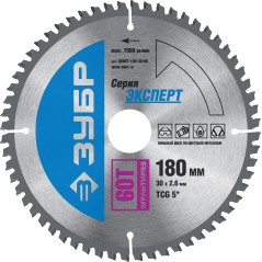 Диск пильный по алюминию Мультирез 180 x 30мм 60T