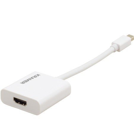 Переходник активный Min DisplayPort M на HDMI F, 4K60 4:4:4 и HDCP 2.2, белый