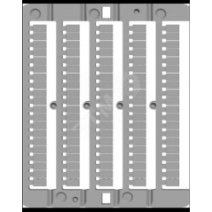 CNU/8/016, 100/ N отпечатанных маркировочных табличек