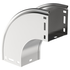 Поворот плавн. 90град тип В20 ESCA 80х80мм