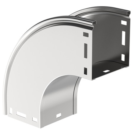 Поворот плавн. 90град тип В20 ESCA 80х80мм