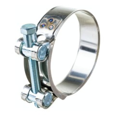 Хомут ленточный с болтом 227-239 W4 нержавеющая сталь 2.1 227-239/25 Н ГОСТ 28191-89