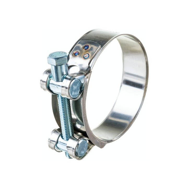 Хомут ленточный с болтом 92-97 W1 оцинкованная сталь 2.1 92-97/25 ГОСТ 28191-89